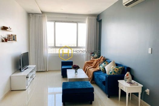 TG218 3 result Modern decorated with 2 bedrooms apartment in Tropic Garden for rent