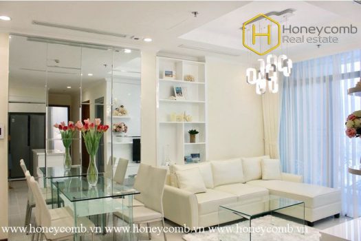 VH323 www.honeycomb.vn 1 result The 2 bedroom-apartment with bright and romantic style from Vinhomes Central Park