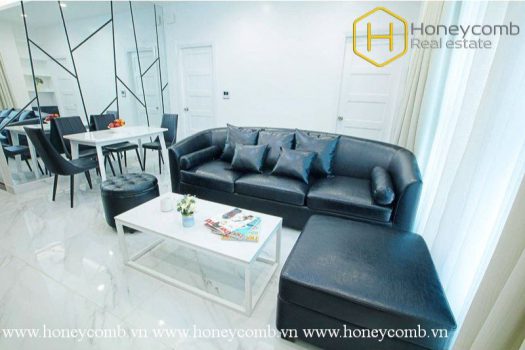 2S34 www.honeycomb.vn 6 result The 2 bed serviced apartment with strong and masculine design at Distric 1