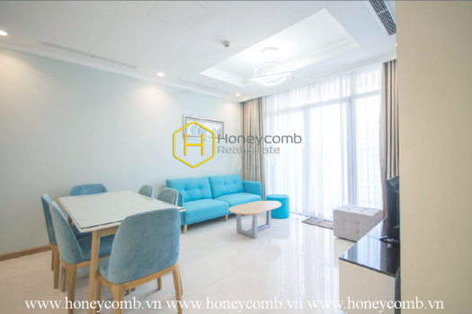 VH366 www.honeycomb.vn 1 result Dreamy apartment with pastel color and romantic design in Vinhomes Central Park