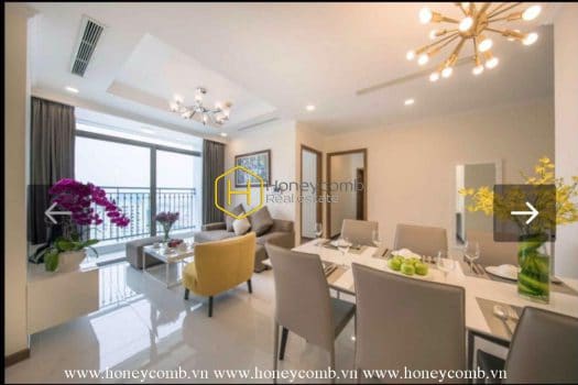 VH551 www.honeycomb.vn 1 result Adorable apartment with dreamy architectural design in Vinhome Central Park for rent