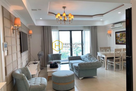 MTD75866 T3 A1105 2 Luxury decoration 3 bedroom apartment with river view in Masteri Thao Dien