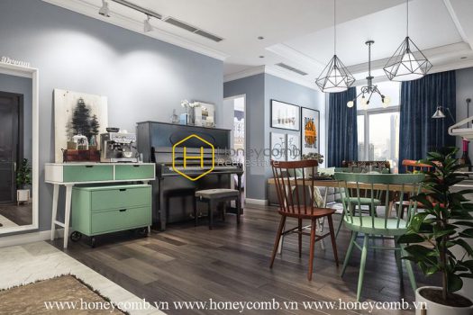 VH1059 www.honeycomb 4 result Explore the beauty of Vinhomes Central Park apartment with Scandinavian aspiration