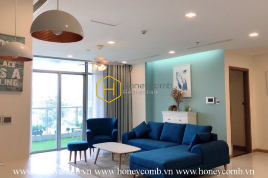 VH1086 www.honeycomb 1 result Luxury design apartment with large living space in Vinhomes Central Park for rent