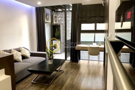 1S8 2 result Feel the elegant and superb design with a wooden furnished apartment for rent in District 1