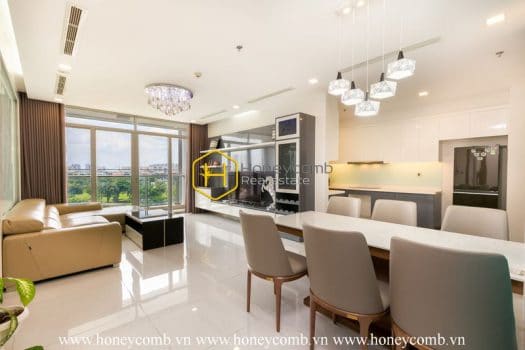 VH1216 16 result You will say “WOW!” when entering this wonderful 4-bedroom apartment in Vinhomes Central Park