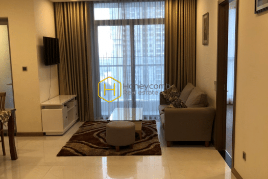 VH1561 1 result A Vinhomes Central Park apartment in a minimalist style is now for rent