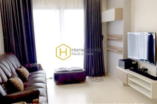 A result Three bedrooms apartment with city view and closed kitchen for rent in Masteri Thao Dien