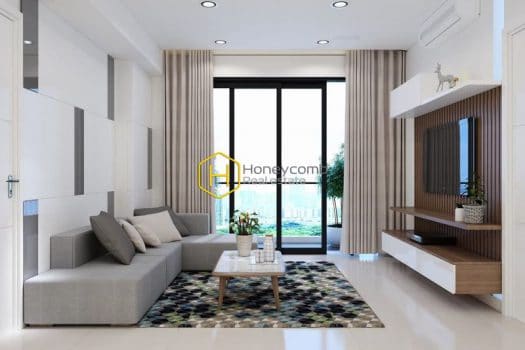 mtdj 3 Modern style coupled with this apartment's natural palette style in Masteri Thao Dien