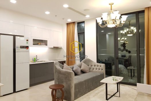 VGR131632 A1 4605A 6 result An apartment for rent with inspirationally dark and colourful decor in Vinhomes Golden River