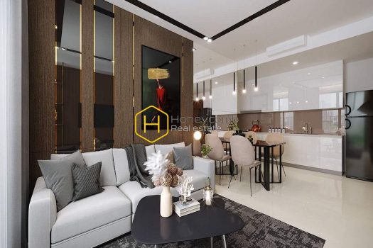 MAP67698 1 result Ornately designed apartment with subtle wooden layout for rent in Masteri An Phu