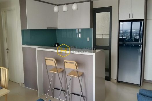 Three bedroom apartment with high floor, city view and new furniture in Masteri Thao Dien for rent