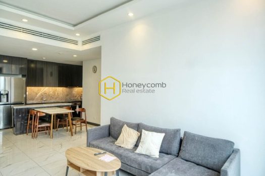 A stunning view from this full-furnished Empire City apartment is all what you need!