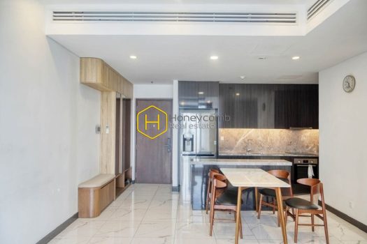 A stunning view from this full-furnished Empire City apartment is all what you need!