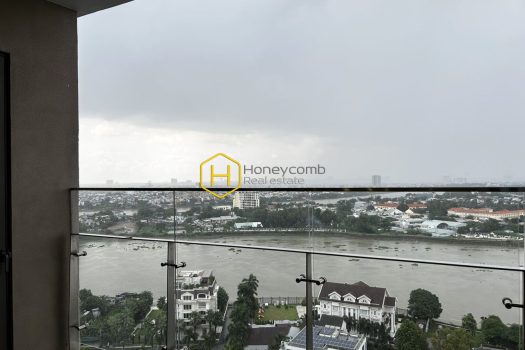 Get a desirable river view in this Thao Dien Green unfurnished apartment