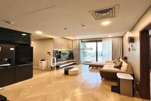 A multi-color apartment with unique decor in Lumiere Riverside