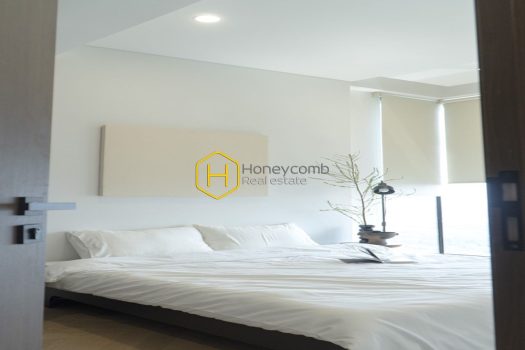 Light floods in the contemporary apartment in Lumiere Riverside