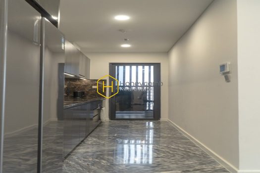 Light floods in the contemporary apartment in Lumiere Riverside