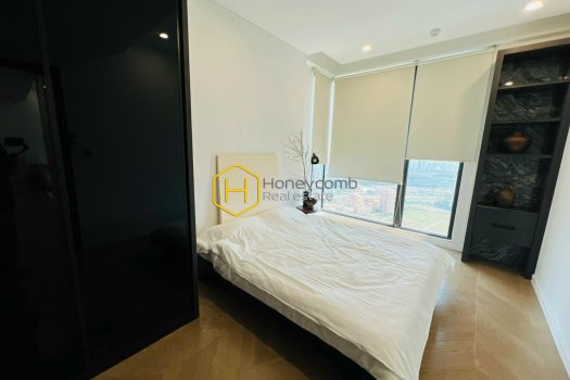 Light floods in the contemporary apartment in Lumiere Riverside