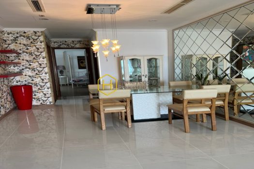 A sweet contrast for a unique design in Vinhomes Central Park  apartment