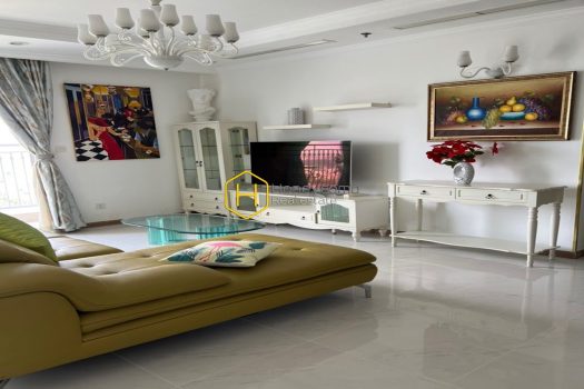 A sweet contrast for a unique design in Vinhomes Central Park  apartment