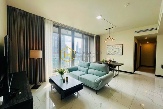 EC T2A 2407 1 result Deluxe apartment with spacious living space and enchanting river view in Empire City