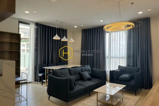 MTD T3 A4105 1 result Urban style combined with elegant layout design penthouse in Masteri Thao Dien for rent