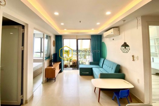 MTD T4 B2304 5 result Sweet and soothing jade green and white interior in Masteri Thao Dien apartment