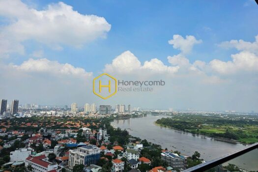 Nassim Thao Dien Alluring compound apartment for rent with rustic design in Nassim Thao Dien