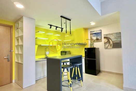 Creative separate rooms in the unique apartment at Masteri Thao Dien