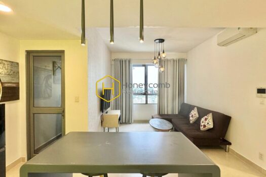 Creative separate rooms in the unique apartment at Masteri Thao Dien