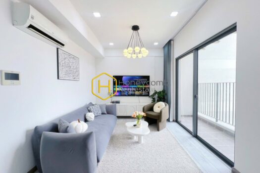 MTD 10 result Modern style furniture with 2 bedrooms apartment for rent in Masteri Thao Dien, high floor