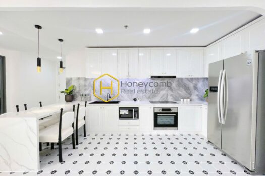 Masteri Thao Dien Modern style furniture with 2 bedrooms apartment for rent in Masteri Thao Dien, high floor