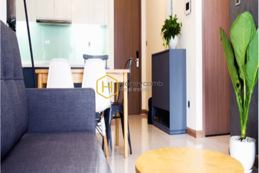 Vinhomes Central Park Feel the tranquil air in this cozy furnished apartment at Vinhomes Central Park