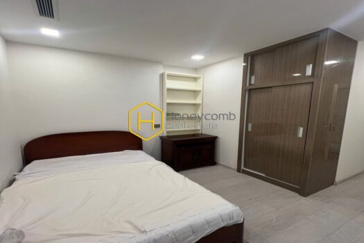 Vinhomes Golden River A charming rustic design paired with essential furnishings in this apartment for rent at Vinhomes Golden River