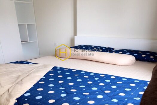 Masteri Thao Dien 2 bedroom apartment high floor and simple furniture Masteri Thao Dien for rent